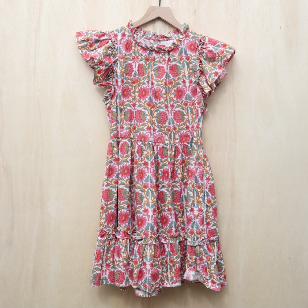 Caroline Constas Strawberry Print Floral Mini Dress Medium - Picture 2 of 4